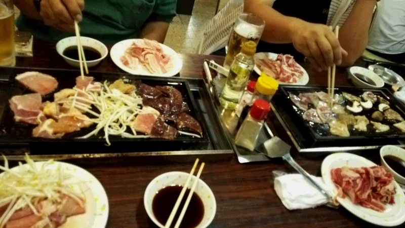 焼き肉(笑)
