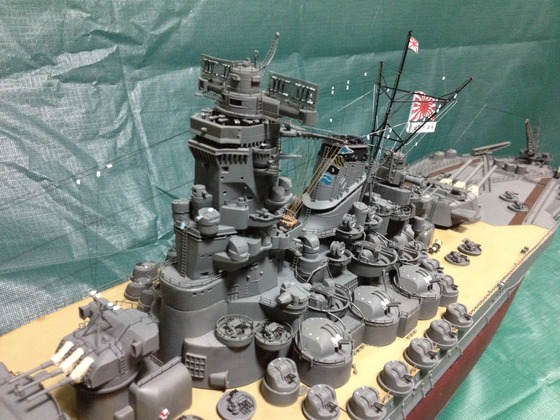 1/250大和精密化詳細 - 戦艦 空母 模型工房 海青