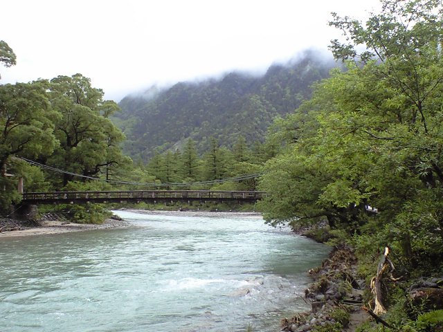 梓川は殆ど清流に戻りました