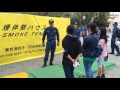 防災訓練に参加しましょう。花園小学校避難所 昨年度訓練の様子です。