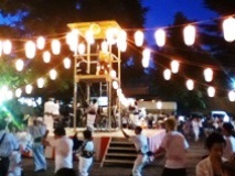 昨年　新宿花園神社納涼盆踊り大会　8月1日2日（2014）Hanazono Shrine Bondanc