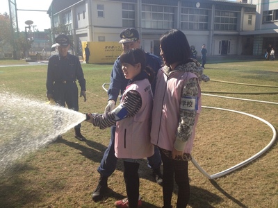 昨年度　避難所訓練　四谷第六小学校地域　9月6日(2014)　Refuge training Yotsuya 