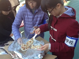 昨年度　避難所訓練　四谷ひろば　11月30日(2014)　Refuge training Yotsuya Publi