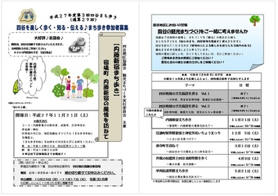 まち歩き　内藤新宿+内藤七色調合ワークショップ