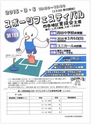 スポーツフェスティバル　育成会