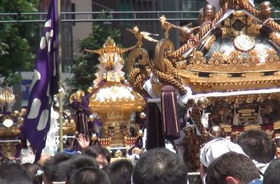 四谷須賀神社例大祭　連合渡御①　四谷三丁目界隈　平成29年6月4日　