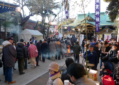 初詣　四谷地区の神社