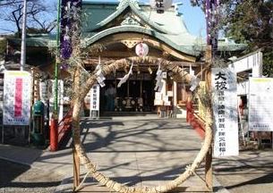 初詣　四谷地区の神社
