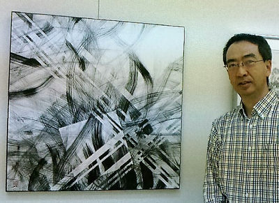 方形の荒野´16‐Ⅱ（南九州水墨画展出品作品）