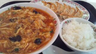 カルビラーメン＋餃子画像