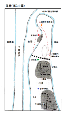 十三湊都市領域　第三期（15世紀中葉～）