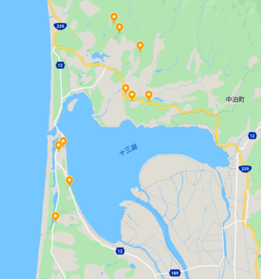 十三湊遺蹟配置