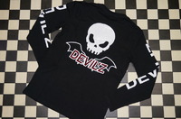 デビルズ　ラインストーン　長袖Ｔシャツ　メンズ　サイズＬ