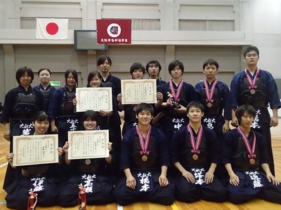 第４５回大阪学生剣道新人大会　第５回大阪学生女子剣道新人大会