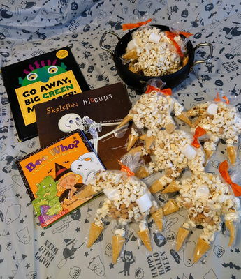 ハロウィンパーティは合同で