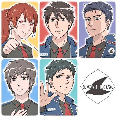 スワロウの5人（冬野はる様より）。