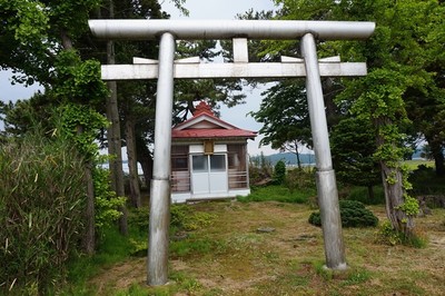 川合猿賀神社　鳥居
