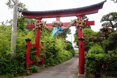 胸肩神社　鳥居