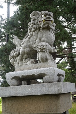 狛犬　大山祗神社