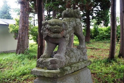 狛犬　六枚橋熊野宮