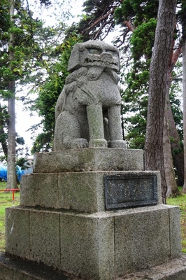 狛犬　後潟神社