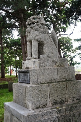 狛犬　後潟神社