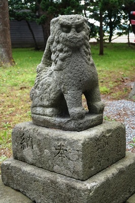 狛犬　後潟神社