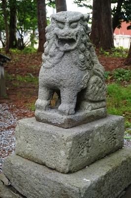 狛犬　後潟神社