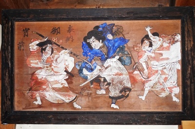 武者図　伊沢稲荷神社
