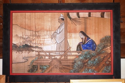 故事図　伊沢稲荷神社