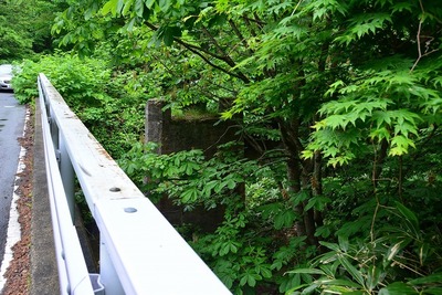 森林鉄道橋脚跡