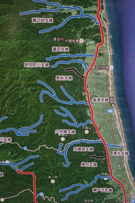 森林鉄道路線図
