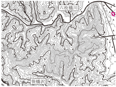 31-第12 図　仮称 大阪山館踏査範囲（S ＝ 1/30,000）
