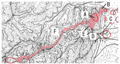 まとめ-第13図　飛鳥山館跡（1/40,000）