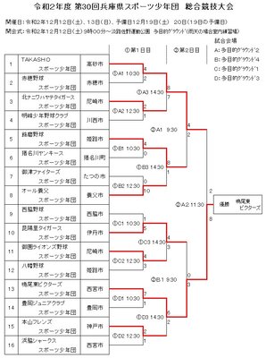 第30回総合競技大会組合せ