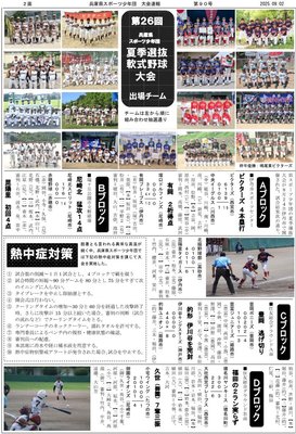 90号裏　第26回夏季選抜大会伊丹裏面
