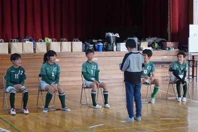 お別れ会（新キャプテン挨拶）