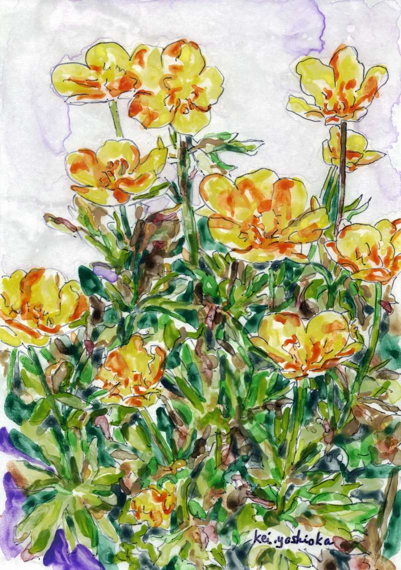 吉岡恵子 作品 -Portfolio - 洋画家 吉岡健二・ガラス絵作家 吉岡恵子