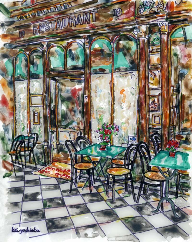 吉岡恵子 作品 -Portfolio - 洋画家 吉岡健二・ガラス絵作家 吉岡恵子