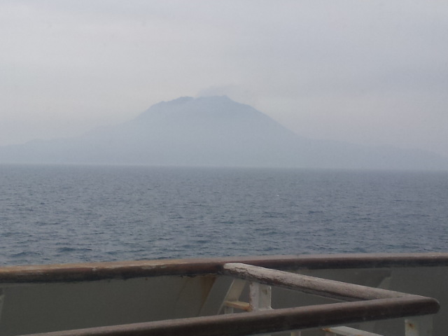 桜島が・・・