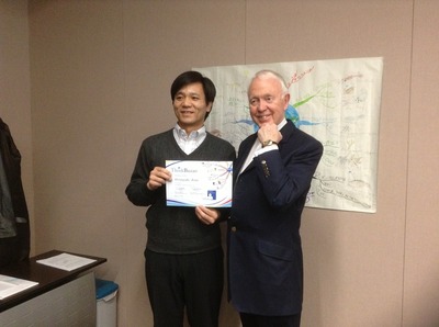 with my teacher Tony Buzan 