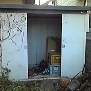 物置も解体しています