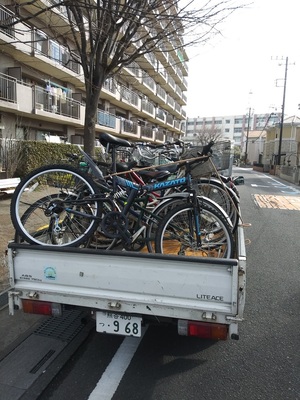 本郷町自転車回収