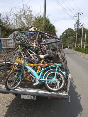 伊奈町自転車回収