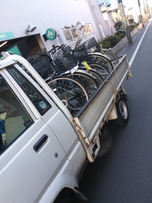 上尾市　放置自転車