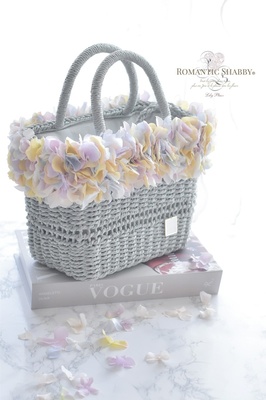 Hydrily紫陽花カゴバッグレッスン