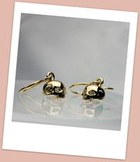 K10/ダイヤ LOAMA Amore Skull Pierce