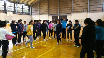 忘年会 ソフトバレーボール
