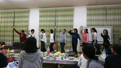 忘年会 宴会2年生出し物+3年生