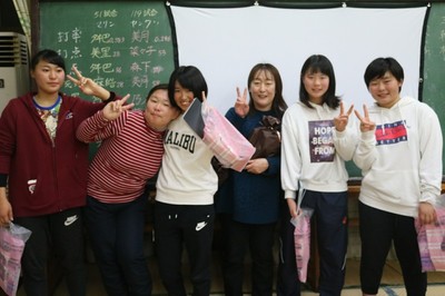 忘年会 宴会３年生へ